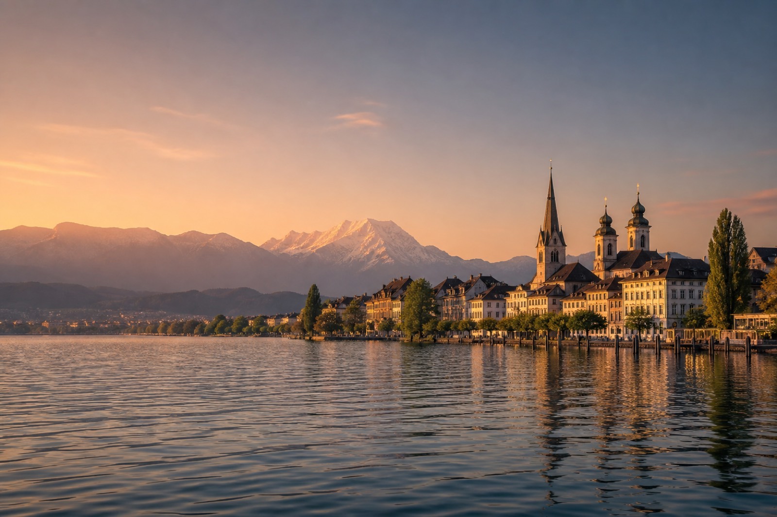 Seelandschaft in der Zentralschweiz – Standort Zug